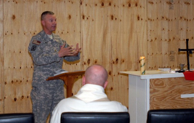 Czech Army Chaplain Honors Task Force Spartan Chaplain With Coveted Award