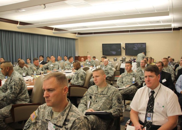 A group of approximately 70 military and civilian personnel were briefed in the areas of cyber, missile defense and space at the 2009 Command Training Conference Sept. 14-18 at the U.S. Army Space and Missile Defense Command/Army Forces Strategic...