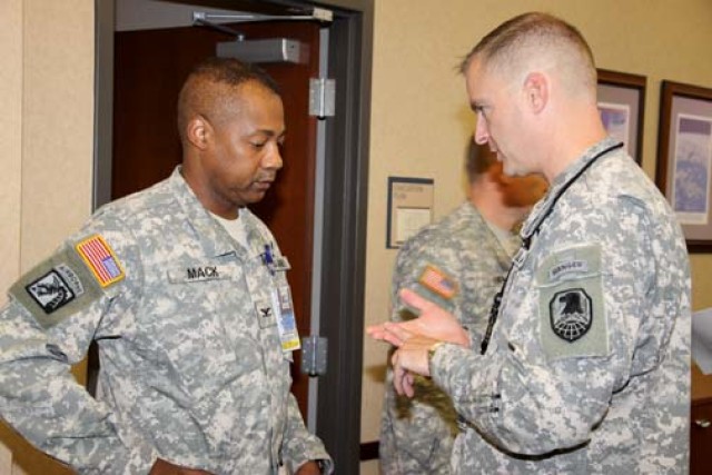 A group of approximately 70 military and civilian personnel were briefed in the areas of cyber, missile defense and space at the 2009 Command Training Conference Sept. 14-18 at the U.S. Army Space and Missile Defense Command/Army Forces Strategic...