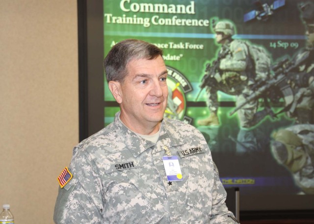 A group of approximately 70 military and civilian personnel were briefed in the areas of cyber, missile defense and space at the 2009 Command Training Conference Sept. 14-18 at the U.S. Army Space and Missile Defense Command/Army Forces Strategic...