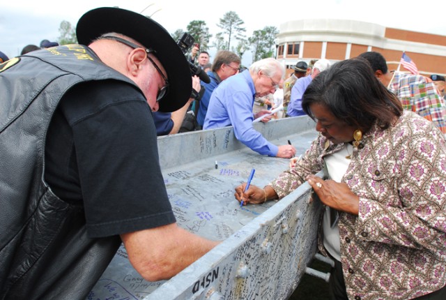 Steel beam, Rescorla statue unveiled