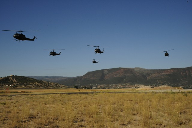 Hueys fly one last time