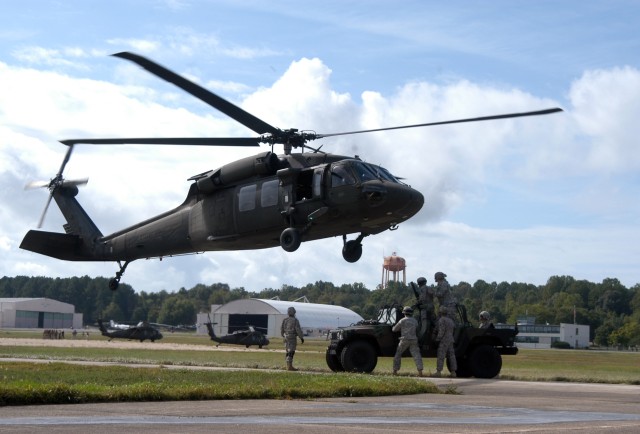 529th RSC conducts sling load operations