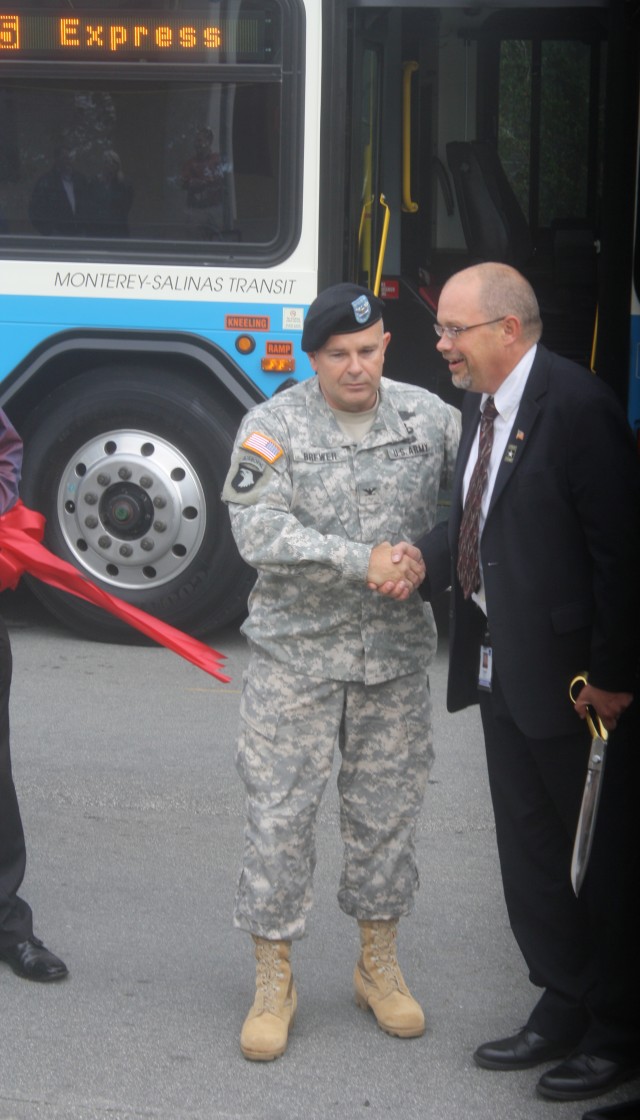 Bus Service Ribbon Cutting