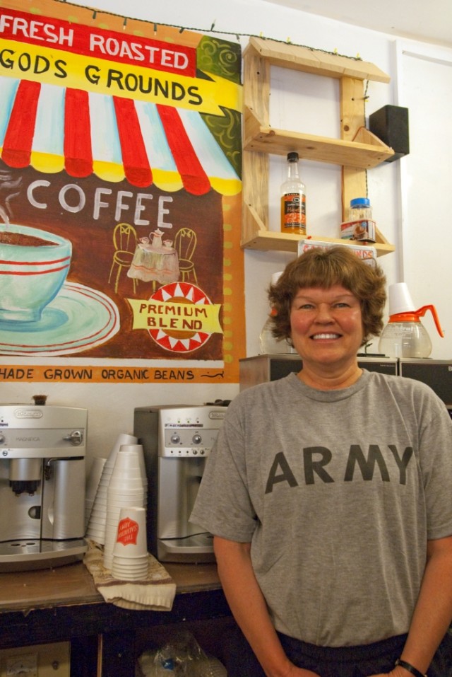 Soldiers Receive Coffee, Counsel at God&#039;s Grounds