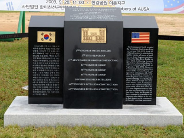 Monument recognizes U.S. Army engineers