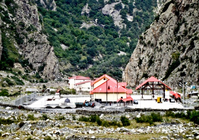 Kazbegi border crossing station