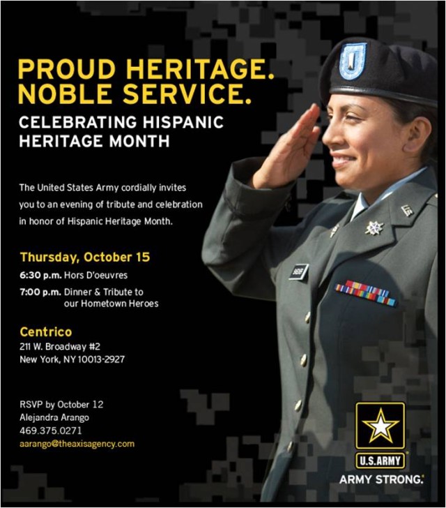 Army celebrates Hispanic Heritage in New York