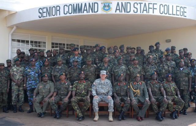 Army Africa commander addresses senior officers, media