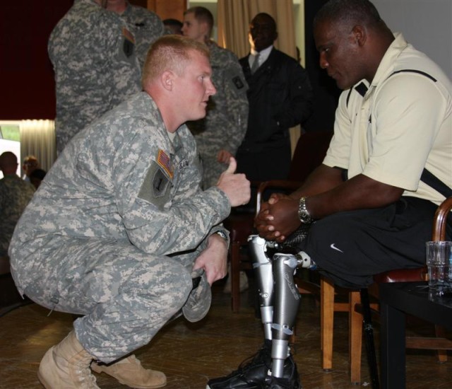 Lt. Col. Greg Gadson in Schweinfurt