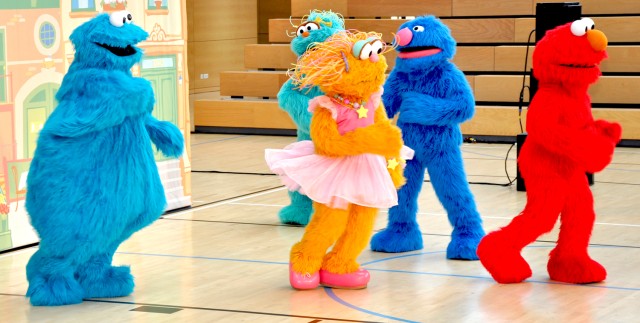 Sesame Street brings smiles to Wiesbaden youths