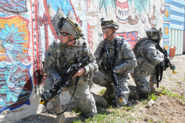 Soldiers from the 173rd Airborne Brigade Combat Team conduct predeployment training at the Joint Multinational Readiness Center in Hohenfels, Germany earlier this fall.  Approximately 7,000 Soldiers from the 173rd and the 12th Combat Aviation...