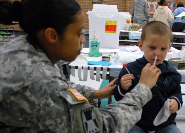 Post fights flu with prevention, education