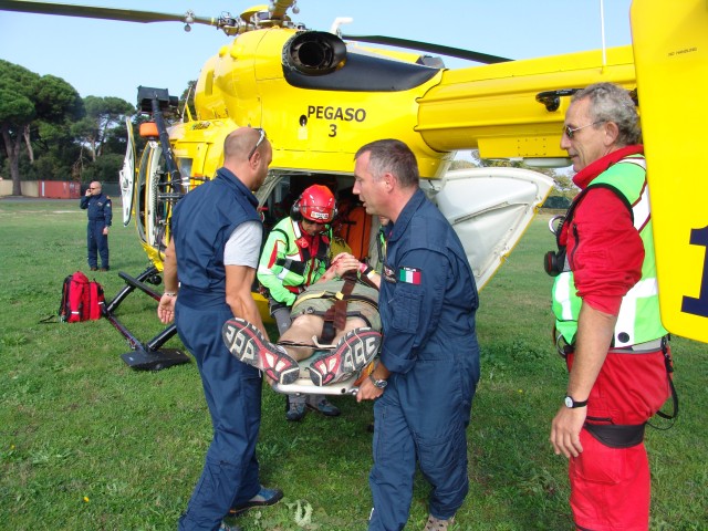 Medivac at Camp Darby