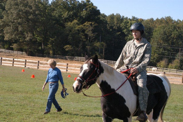 Horse therapy gallops toward helpful transitions