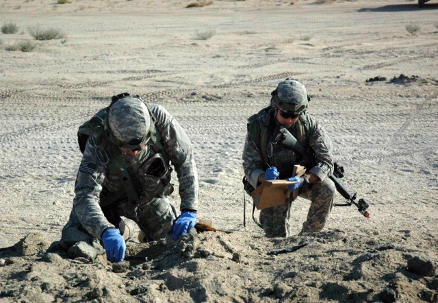 Training to exploit IED sites