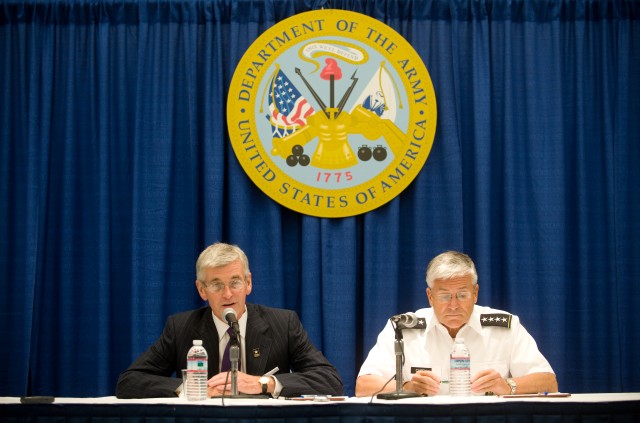 Press conference at AUSA