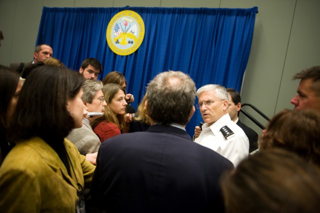 Press conference at AUSA