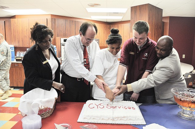 Teen Center Cake Cutting