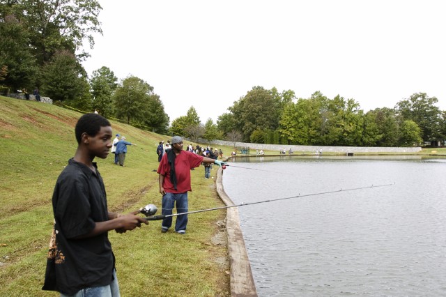 Fort McPherson hosts Youth Fishing Rodeo