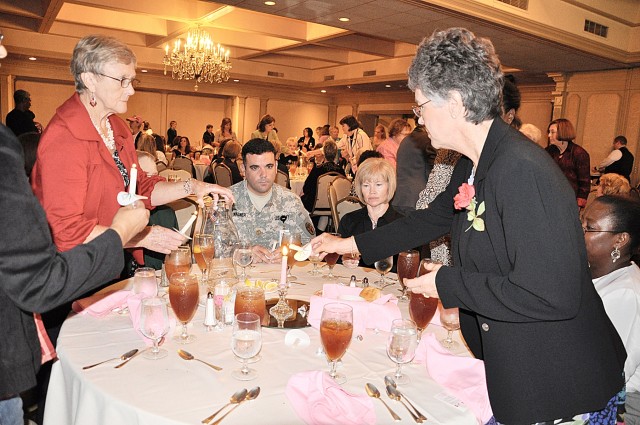 Breast Cancer candle lighting