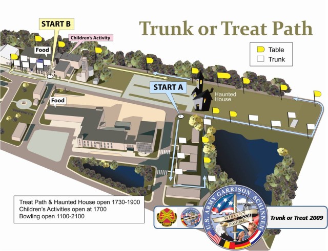 Trunk or Treat Path