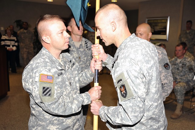 New day, new commander for 1st Space Company