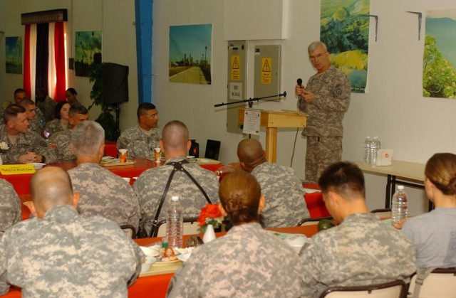 Prayer luncheon spotlights spiritual fitness