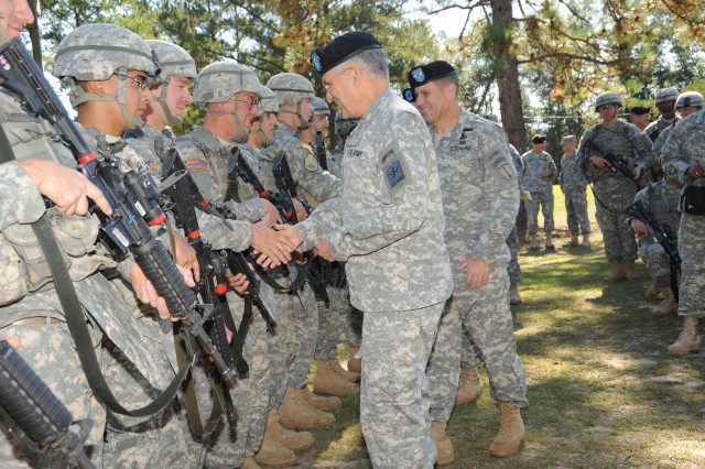 CSA visits Fort Benning