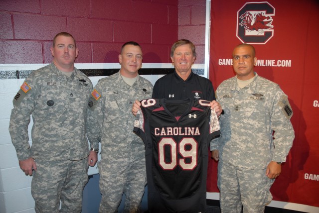 Gamecocks support wounded warriors