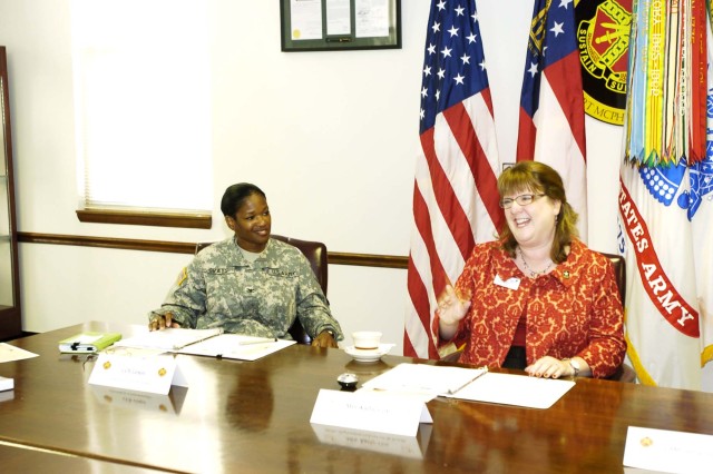 Superintendent visits fort, puts emphasis on math