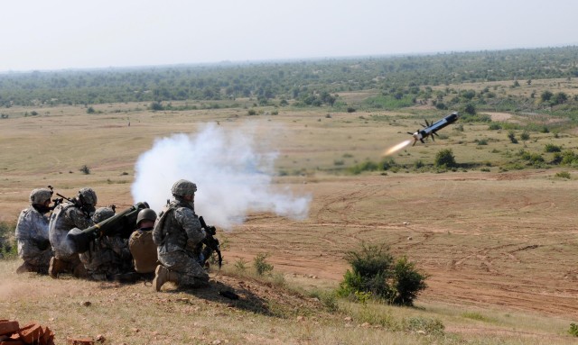 Combined Arms live fire during Exercise Yudh Abhyas 09 in India 