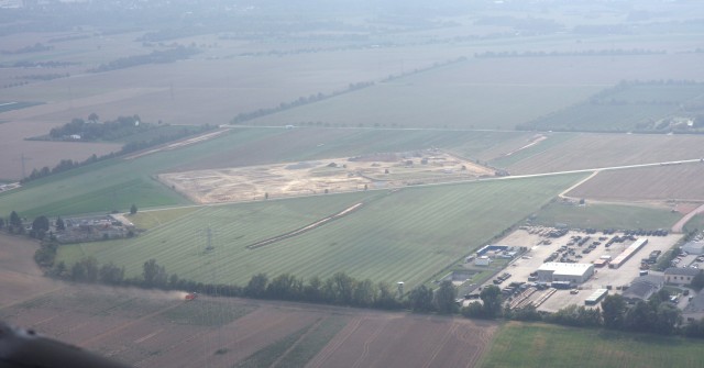 New family housing under construction at Wiesbaden Army Airfield