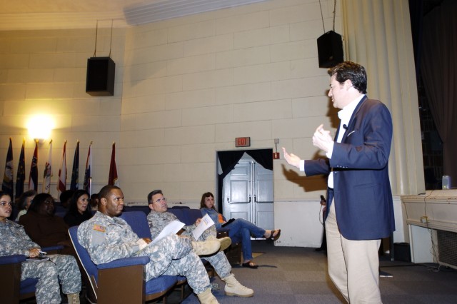 Therapist discusses parenting practices with military