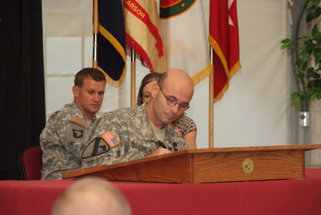 Fort Carson, community leaders sign covenant