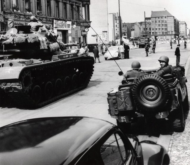 Tensions ran high at Checkpoint Charlie in 1961 as Easterners fled to West, Berlin Wall went up