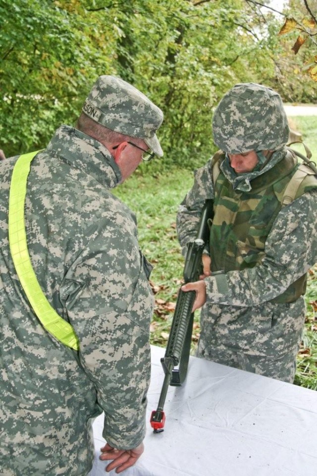 ASC Reserve Soldiers test during STX