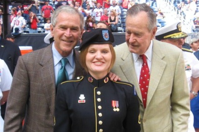 SSG Labrecque with former Presidents