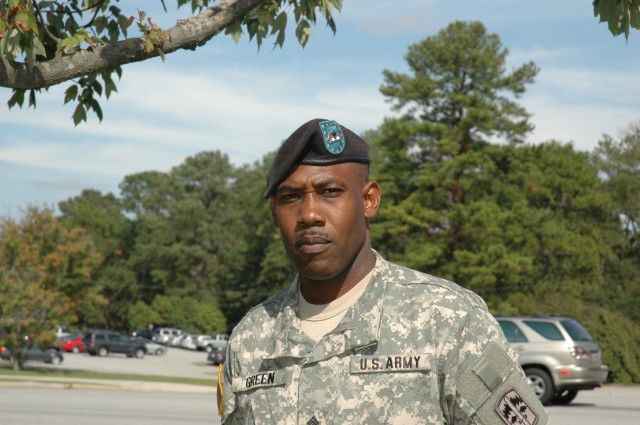 Green: Focus on serving