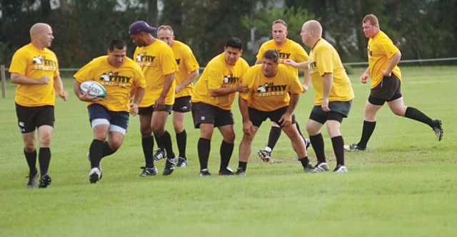 Players compete for spot on rugby team