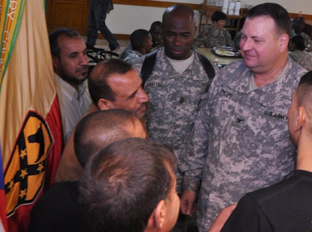 Iraqi water pump workers visit Q-West