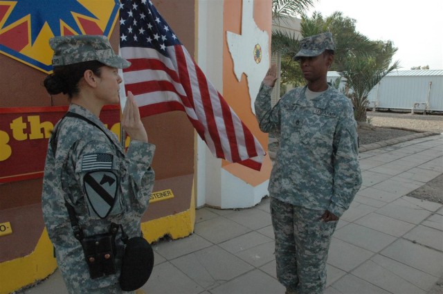 Provider Soldiers get promoted, re-enlist