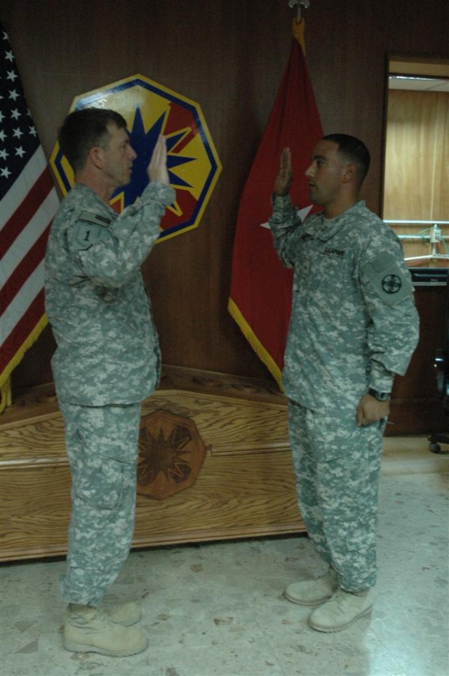 Provider Soldiers get promoted, re-enlist