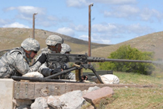 Machine Gun Training