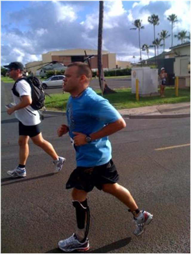 Wounded Warrior takes another step towards his goal