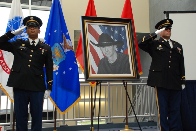 Honoring Sgt. David Fisher With A Portrait