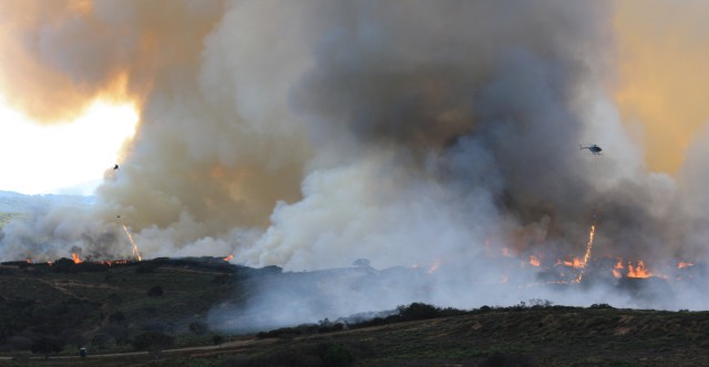 Prescribed Burn at former Fort Ord