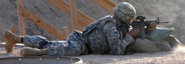 Adder Soldiers sharpen weapons skills