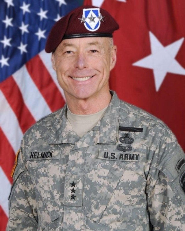 Lt. Gen. Frank G. Helmick, Commander, XVIII Airborne Corps