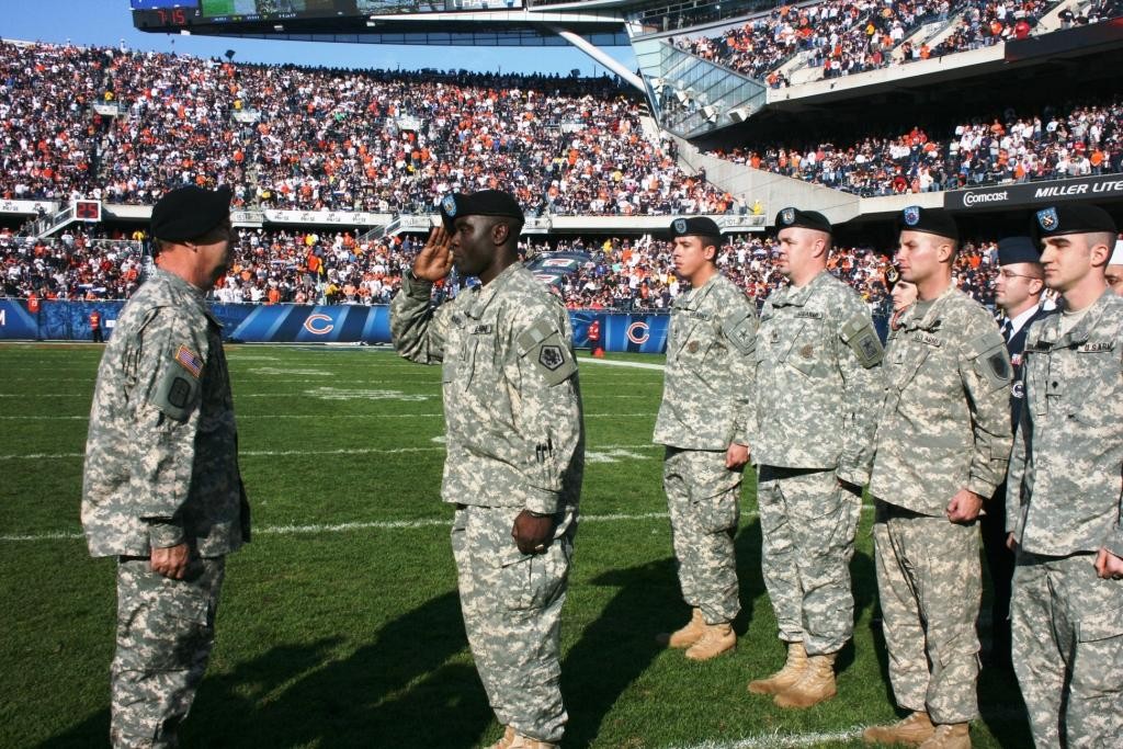 Chicago Bears Honor the Military for Veterans Day at Soldier Field - Part 2, Article